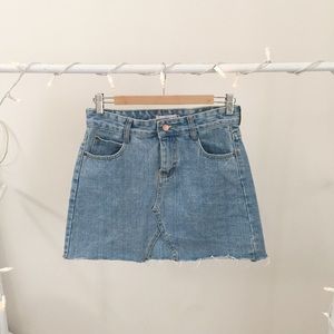 denim mini
